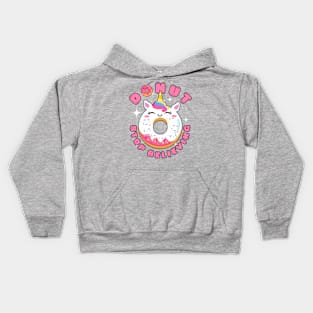 Don't Stop Believing Kawaii Donut Kids Hoodie